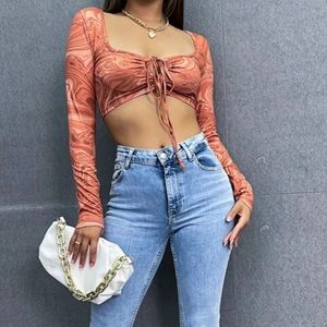 Long sleeves Crop top